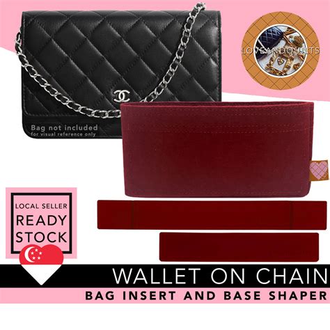 chanel wallet on chain bag shaper|Base Shaper Insert for Chanel Wallet On Chain purse .